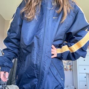 Retro Nike Blue and Yellow jacket